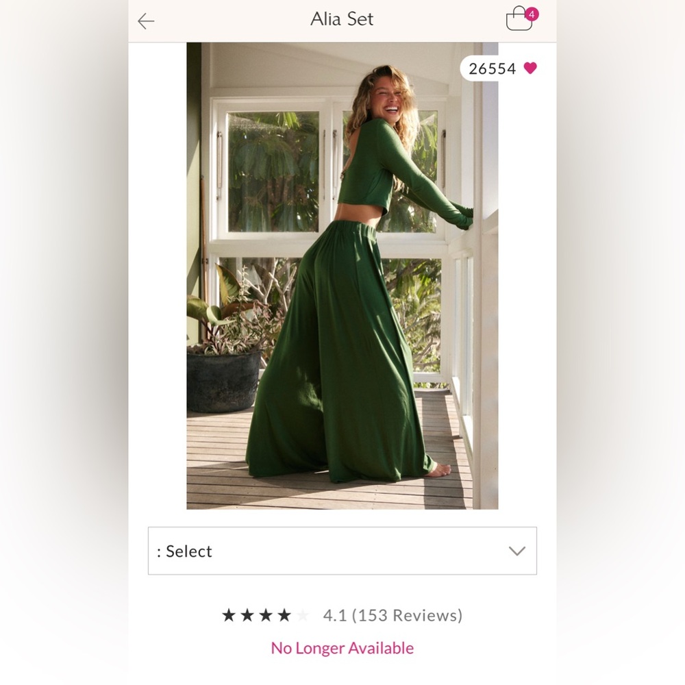 NWT Free People Alia Set M